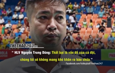 Đội bóng chuyền nữ B.A Vĩnh Phúc rớt hạng, HLV nói gì trước NHM?