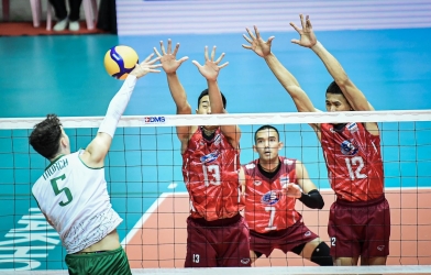 Thái Lan nhận 'thất bại đầu tiên' tại Cúp bóng chuyền nam Châu Á 2022