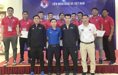 Bế mạc tập huấn giám sát trọng tài, trọng tài giải bóng đá bãi biển quốc gia 2022