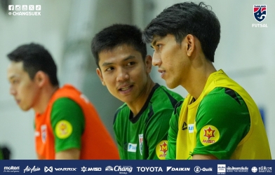 VIDEO: ĐT Thái Lan tập luyện chuẩn bị cho Continental Futsal Championship