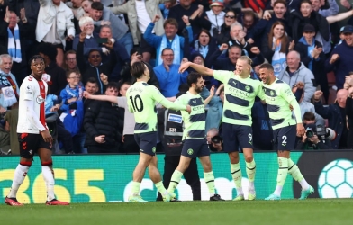 Haaland lập siêu phẩm, Man City nhấn chìm Southampton trên sân khách