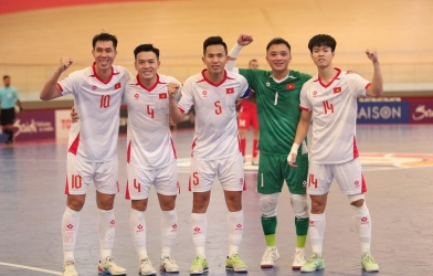 Đội tuyển futsal Việt Nam chính thức giành vé vào tứ kết châu Á