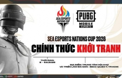 PUBG Mobile sẽ là bộ môn khai màn giải đấu Esports Nations Cup 2026