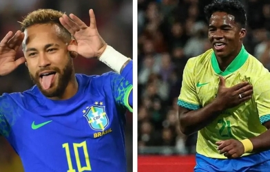 Endrick lên tiếng về việc Neymar được gọi lên tuyển Brazil