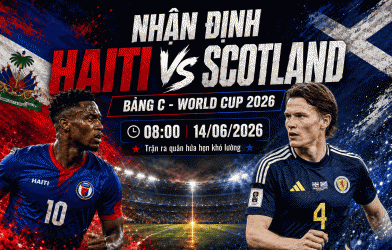 Xem trực tiếp Haiti vs Scotland - World Cup 2026 ở đâu?