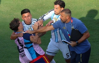 Sao Argentina vung nắm đấm, gây hỗn loạn sau chung kết World Cup 2026