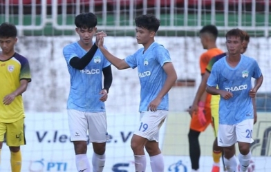 Đả bại HAGL, U21 Hà Nội nối dài chuỗi trận toàn thắng