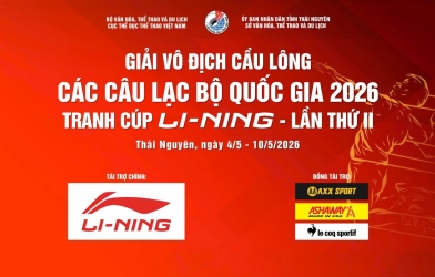Giải vô địch cầu lông các câu lạc bộ Quốc gia 2026 - tranh cúp Li-Ning - Lần thứ II: Sẵn sàng cho một mùa giải kịch tính