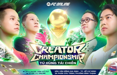 CRIS PHAN, ĐỘ MIXI, THẦY GIÁO BA, BÌNH BE ĐỒNG LOẠT NÂNG CẤP LỰC LƯỢNG TRƯỚC THỀM FC ONLINE CREATOR CHAMPIONSHIP - TỨ HÙNG TÁI CHIẾN