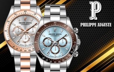 Philippe Auguste trình làng BST đồng hồ mới: Đậm chất nam tính và dấu ấn cá nhân