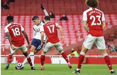 Bàn thắng ‘không tưởng’ của sao Tottenham vào lưới Arsenal