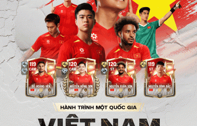 Huyền thoại Hồng Sơn chính thức trình làng FC Mobile VN với OVR lên đến 120 trong mùa thẻ ANS: Việt Nam