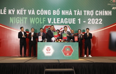 V.League có nhà tài trợ mới trong 3 năm