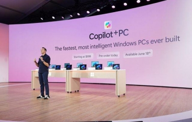 Microsoft trình làng loạt máy tính cá nhân tích hợp sẵn AI