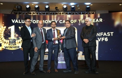 VinFast 'ẵm' cú đúp giải thưởng danh giá tại Auto9 Awards 2026 ở Ấn Độ