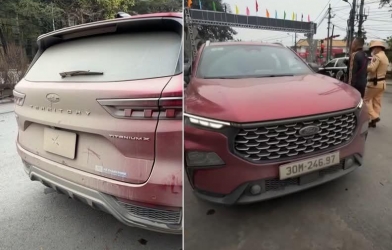 Ô tô bị bụi bẩn che kín biển số, tài xế tại Hà Nội nhận mức phạt hơn 20 triệu đồng