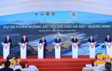 Tuyến đường sắt tốc độ cao Hà Nội - Quảng Ninh chính thức khởi công, hướng tới vận hành vào năm 2028