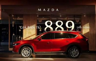 Mazda CX-8 có bản tiêu chuẩn mới tại Việt Nam, giá khởi điểm thấp ngang SUV cỡ C