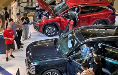 Hyundai Tucson Hybrid và Palisade Hybrid lần đầu xuất hiện công khai tại Việt Nam, dự kiến ra mắt vào tháng 9