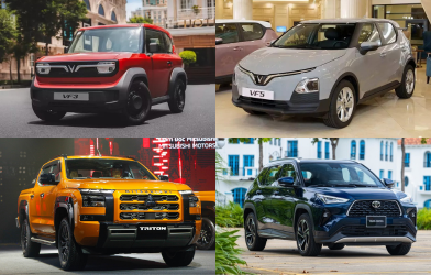 TOP 10 ô tô bán chạy tháng 8/2026: Xe điện chiếm nửa bảng xếp hạng, Triton bứt phá ngoạn mục