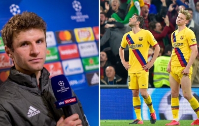 Thomas Muller tiếp tục 'bôi nhọ' Barca sau trận đấu