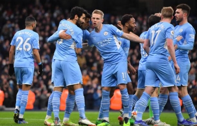 Man City vô địch lượt đi sau trận cầu điên rồ 9 bàn thắng với Leicester