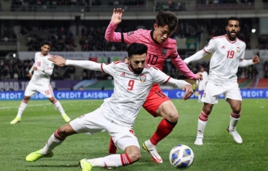 Đánh bại ĐT Hàn Quốc, UAE tiếp tục nuôi hy vọng dự World Cup