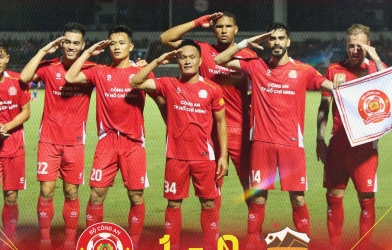 Tiền đạo Brazil nổ súng, Công an TP.HCM thắng tối thiểu HAGL