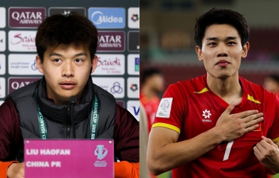 Đình Bắc khiến đội trưởng U23 Trung Quốc hiểu nhầm sau trận thua 0-3