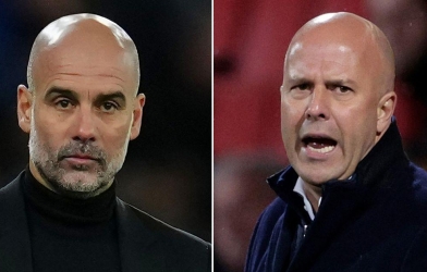Arne Slot nói điều bất ngờ về Pep Guardiola trước thềm đại chiến