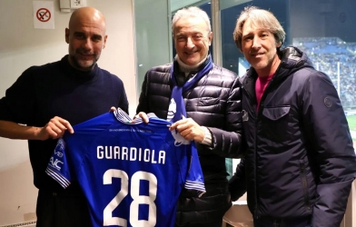 Rời Man City, Pep Guardiola bất ngờ 'cập bến' đội bóng hạng Ba