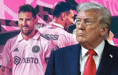 Donald Trump chỉ thắng khác biệt giữa Messi và các huyền thoại MLS