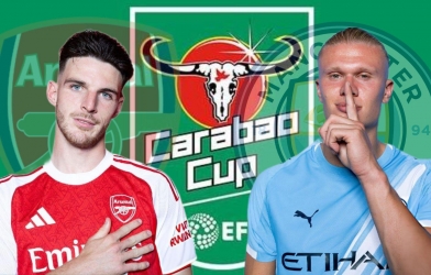 Siêu máy tính dự đoán bất ngờ trận Arsenal vs Man City ở chung kết Carabao