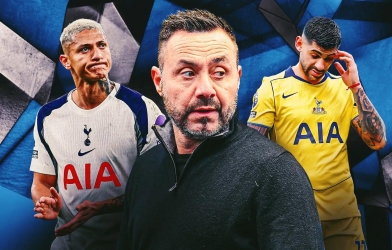 De Zerbi: 'Tottenham sẽ không xuống hạng'