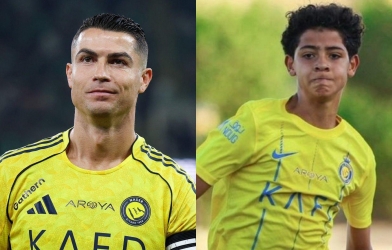 Con trai Ronaldo lập hat-trick, Al Nassr thắng kịch tính 7 bàn