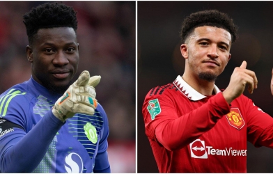 Sancho và Onana gây sốt