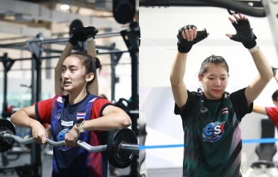 Bóng chuyền nữ Thái Lan tập luyện căng thẳng trước thềm AVC Cup 2022