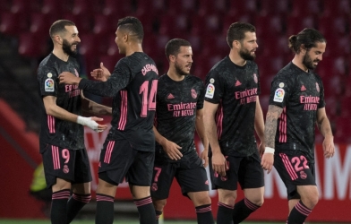 Real Madrid chiến thắng áp đảo, tiếp tục bám đuổi ngôi vương