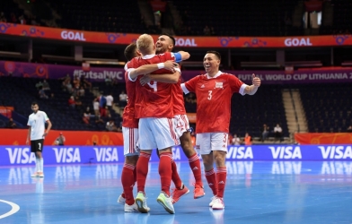 Nga hủy diệt hoàn toàn Ai Cập trong trận ra quân Futsal World Cup