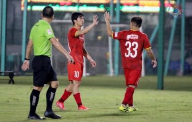 Công Phượng lập công giúp ĐTQG đánh bại 'đàn em' U22 Việt Nam