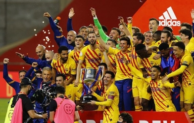 VIDEO: Giây phút Barca và Messi trở thành 'nhà vua' của Tây Ban Nha
