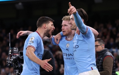 Áp đảo thế trận, Man City xóa tan giấc mơ vô địch của Arsenal