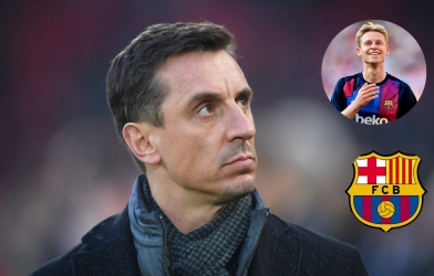 Hành động 'dơ bẩn' với De Jong, Barca bị huyền thoại MU nhạo báng 'thiếu đạo đức'