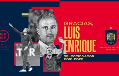 CHÍNH THỨC: ĐT Tây Ban Nha chia tay Luis Enrique, chốt luôn người thay thế