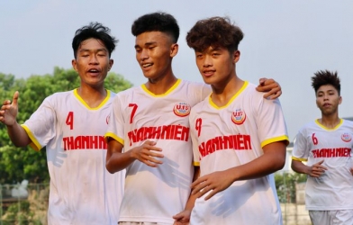 Đội trẻ thầy Giôm thắng đẳng cấp U19 Đồng Tháp