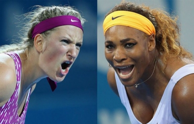 Đả bại Sharapova, Serena đối đầu Azarenka tại chung kết