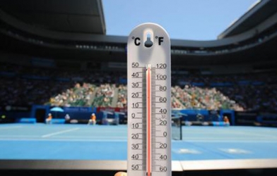 Australia Open 2014: Các tay vợt phàn nàn về cái nóng hơn 40 độ
