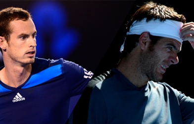 Australian Open 2014: Del Potro thua sốc, Murray thẳng tiến vào vòng 3