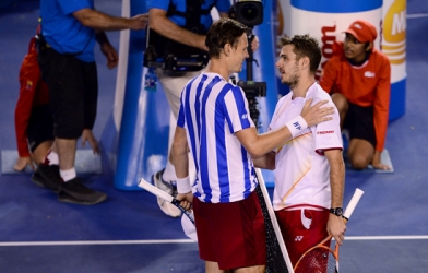Video tennis: Tomas Berdych vs Stanislas Wawrinka (bán kết Australian Open 2014)