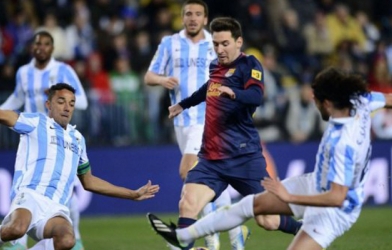 Barca – Malaga: Buồn ngủ gặp chiếu manh